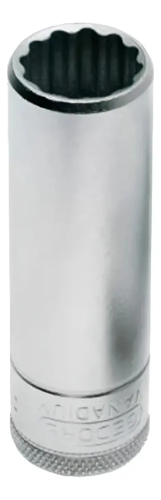 Soquete Estriado Longo de 18Mm Encaixe de 1/2" D19L-18Mm Gedore