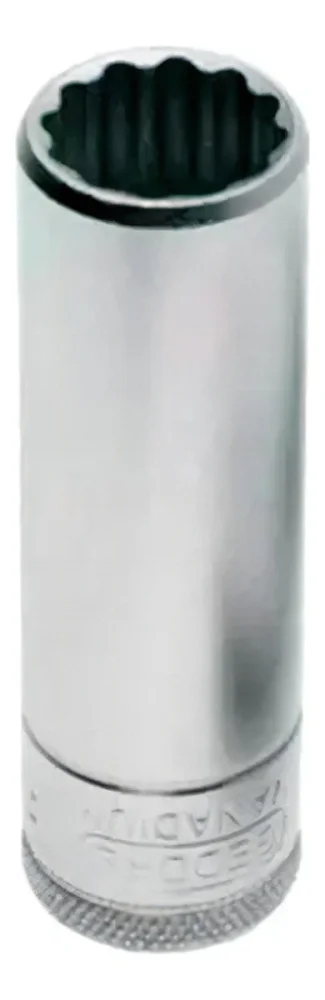 Soquete Estriado Longo de 30Mm Encaixe de 1/2 D19L-30Mm Gedore