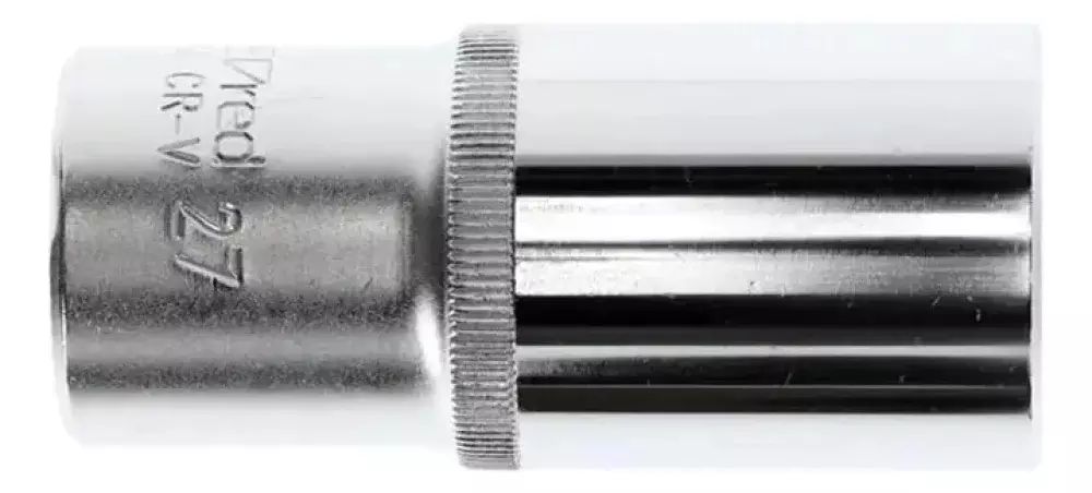 Soquete Estriado Longo Encaixe 1/2" X 27Mm Gedore Red