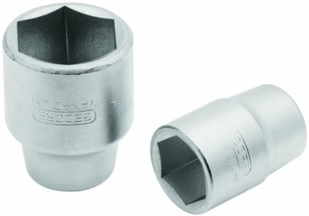 Soquete Sextavado de 1""0Mm Encaixe de 1/2"" 19-10Mm Gedore