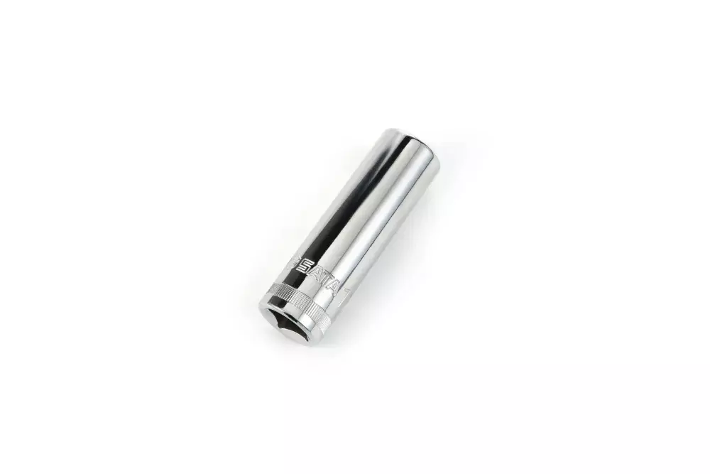 Soquete Sextavado Longo de 27Mm Encaixe de 1/2" - Sata