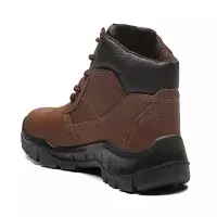 Botina Nobuck Eletricista Dubai Marrom Bracol com Ca-