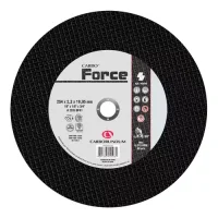 MKP Kit 10 Discos de Corte Carborundum CarboForce 10" x 1/8" x 3/4" para Aço