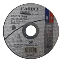 MKP Kit 25 Discos de Corte Carborundum Silver 4.1/2" x 3/64" x 7/8" para Aço Inox