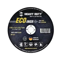 Disco de Corte Heavy Duty Ecoinox 7 X 16 MM X 7/8 para Aço Inox