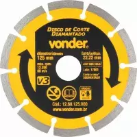Disco Diamantado Seg 125X22Mm - Vonder