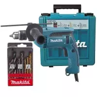 Furadeira de Impacto 1/2" 760W Hp1640Kx1 com Brocas e Maleta 220V – Makita