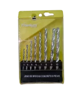 Jogo de Brocas para Concreto 3-10Mm com 8 Peç - Titanium