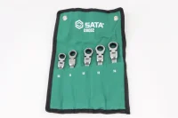 Jogo de Chaves Combinadas Catraca de 10 a 14Mm com 5 Peças Sata - St09082Sj