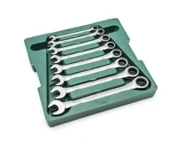 Jogo de Chaves Combinadas Catraca de 8 a 19Mm com 8 Peç - Sata