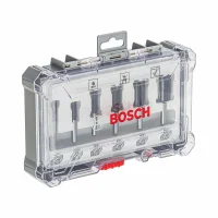 Jogo de Fresas 1/4" com 6 Peças - Bosch
