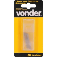 Jogo de Laminas para Estilete com 10 Peças 09Mm - Vonder