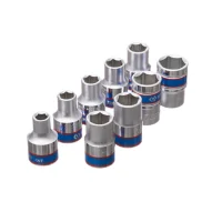 Jogo de Soquete Sextavado com Catraca de 1/2 com 11 Peç - King Tony