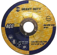 Kit 10 Discos de Desbaste 4.1/2 X 1/4 X 7/8 - Heavy Duty