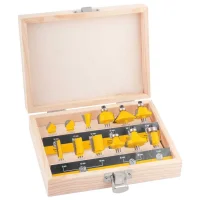 Kit de Fresas para Madeira com 12 Peç - Vonder