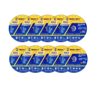 MKP Kit 10 Disco de Corte Heavy Duty EcoInox 7" x 1,6 mm x 7/8" para Aço Inox