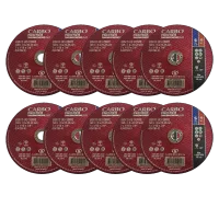 MKP Kit 10 Discos de Corte 7 X 1/16 Pol X 7/8 Pol Premier - Carborundum