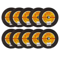 MKP Kit 10 Discos de Corte Starrett DAC230-24 9" x 5/64" x 7/8" para Inox