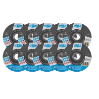 MKP Kit 10 Discos de Corte Tyrolit Premium 4.1/2" x 1 mm x 7/8" para Inox