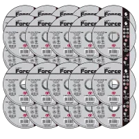 MKP Kit 25 Disco de Corte Carborundum CarboForce 4.1/2" x 1/8" x 7/8" para Aço