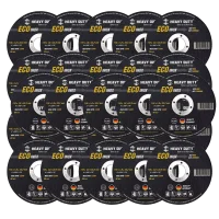 MKP Kit 25 Discos Corte Inox 4.1/2X1.0X7/8 ECOINOX - HEAVY DUTY