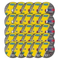 MKP Kit 25 Discos de Corte INOX 4.1/2X1.0X7/8 STANDARD Norton