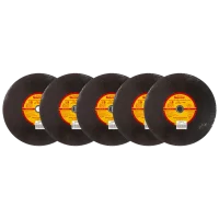 MKP Kit 5 Disco de Corte Starrett DAC355-45 14" x 5/32" x 1" para Aço Carbono