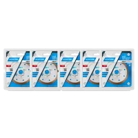 MKP Kit 5 Discos de Corte Norton Porcelanato Pro 110 x 10 x 20 mm – Corte Reto e Preciso