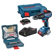 MKP Kit Furadeira e parafusadeira de Impacto 1/2 18V-50 + 2 Baterias + Carregador e Jogo de Brocas