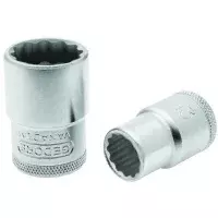 Soquete Estriado Encaixe 1/2" X 33 MM Gedore