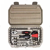 Soquete Sextavado Encaixe 1/4 04-14Mm Jogo 45 Peças Mayle