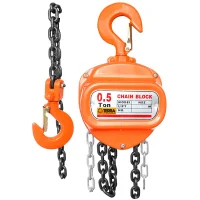 Talha 0,5 Toneladas Corrente 5 Metros Terra Equipamento Wt