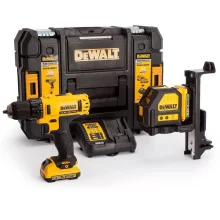Combo Furadeira/Parafusadeira Dcd716 + Nível Laser Dce088 - Dewalt