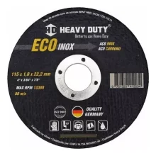 Disco Corte Inox 4.1/2X1./8 Ecoinox - Heavy Duty