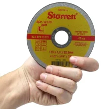 Disco de Corte de 4.1/2 Pol. para Aço Inox Dac115-14 - Starret