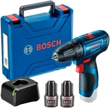 Furadeira/ Parafusadeira 3/8 12V Bivolt com 2 Baterias e Acessórios Gsr 120-Li Bosch