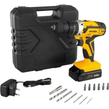 Furadeira Parafusadeira 3/8" a Bateria 20V Pfv 238 com Acessórios Vonder
