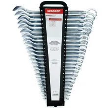 Jogo de Chaves Combinadas de 6 a 22 MM com 26 Peças Gedore