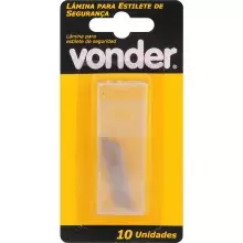 Jogo de Laminas para Estilete com 10 Peç 09Mm - Vonder