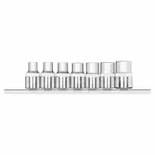 Jogo de Soquetes Torx 1/2" 7 Peças E10 a E20 Gedore Red