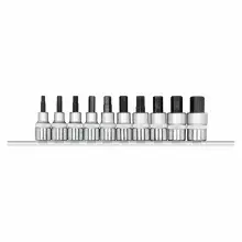 Jogo de Soquetes Allen 1/2” 10 Peças 5 a 17 MM Gedore Red