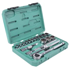 Jogo Soquetes Estriados de 1/2 com 18 Peç St09203Sj Sata