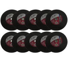 MKP Kit 10 Disco de Corte Carbo Gold 12" x 1/8" x 3/4" para Aço