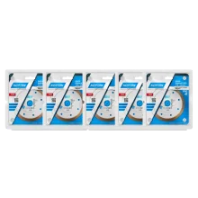 MKP Kit 5 Discos de Corte Norton Porcelanato Pro 110 x 10 x 20 mm – Corte Reto e Preciso