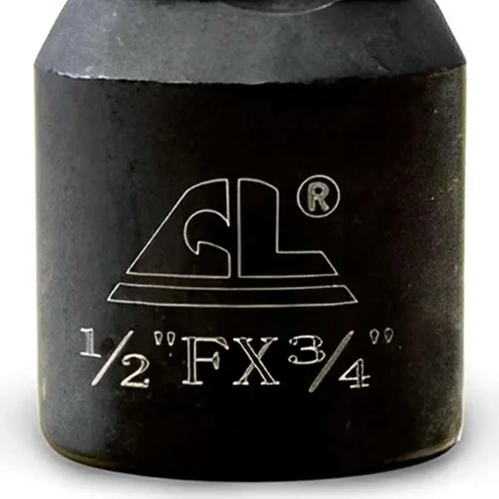 Adaptador para Soquete Impacto Fêmea 1/2" Macho 3/4"