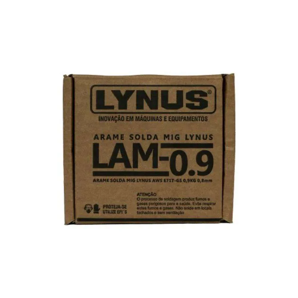 Arame de Solda Mig sem Gas 0.8 MM 900Gr Lam-09 Lynus