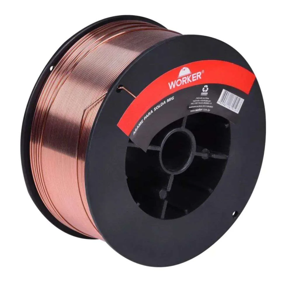 Arame para Solda Mig 0,8Mm 1Kg - Cobreado