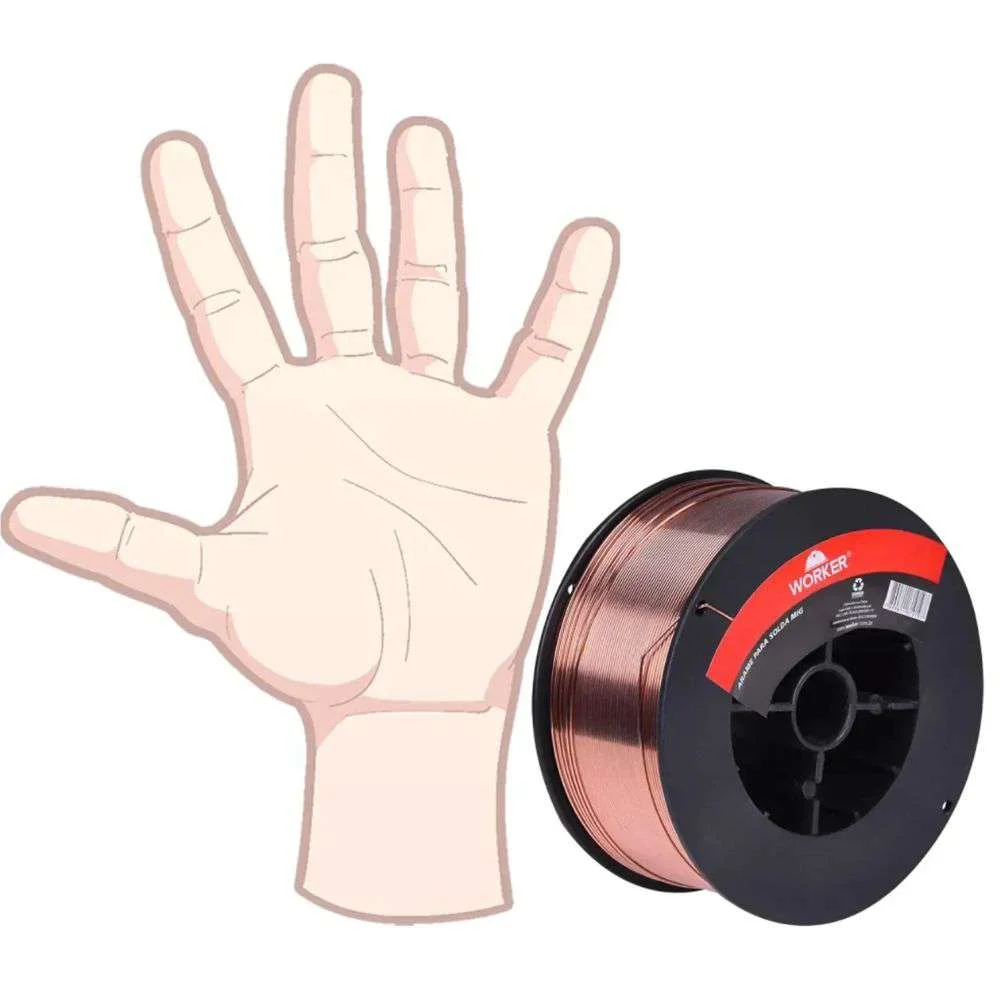 Arame para Solda Mig 0,8Mm 1Kg - Cobreado
