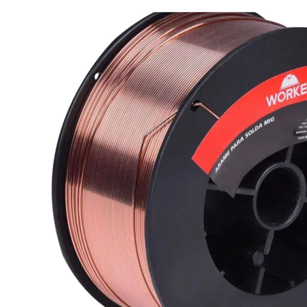 Arame para Solda Mig 0,8Mm 1Kg - Cobreado
