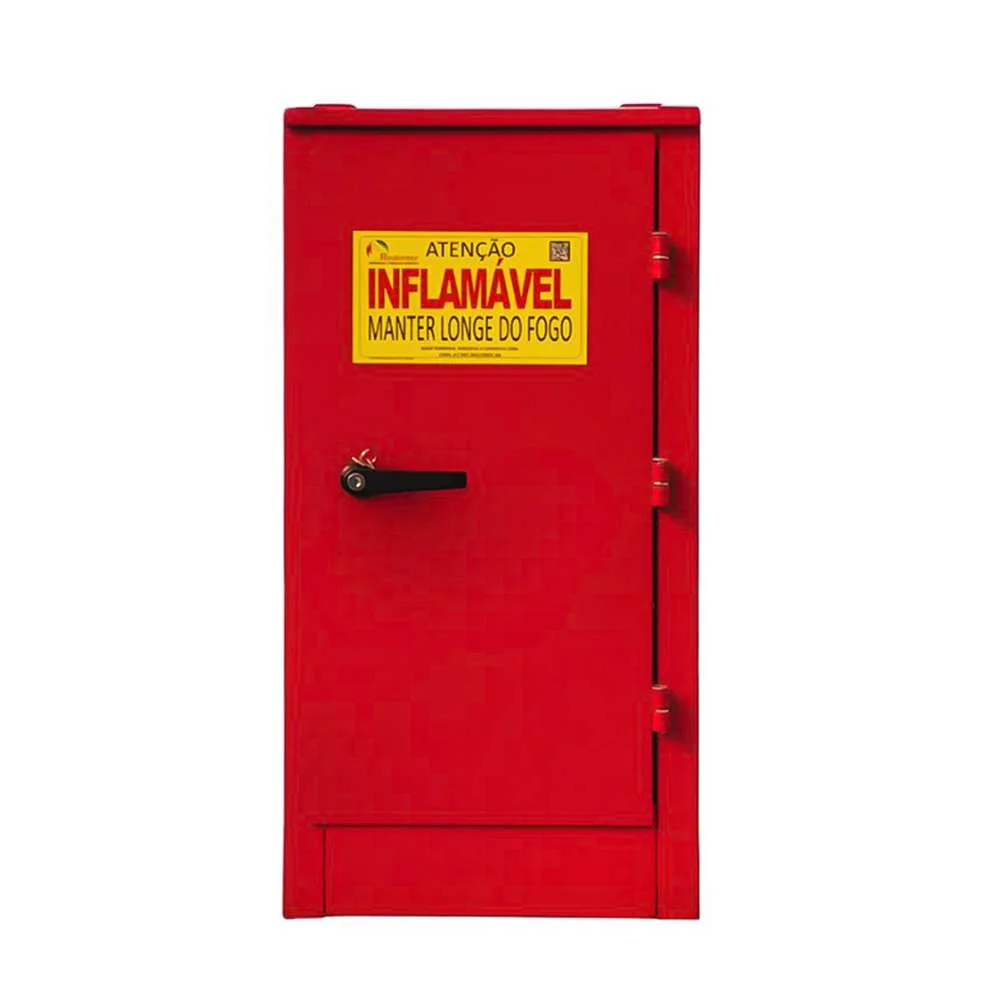 Armário Corta Fogo de Parede Linha Practical 080 X 040 X 035 Vermelho